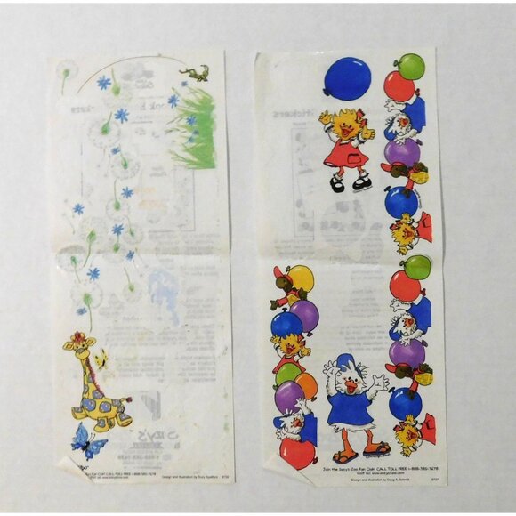 Suzys Zoo Bundle 12 Sheets Paper 8.5x11 Misc Stickers 4 Frames Cute Animals - Picture 4 of 10